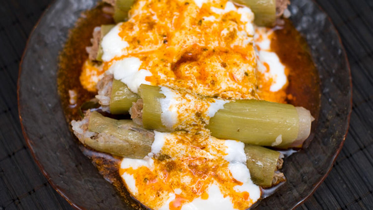 Gelinim Mutfakta Etli Pırasa Dolması tarifi | Etli Pırasa Dolması nasıl yapılır? Malzemeleri nelerdir?