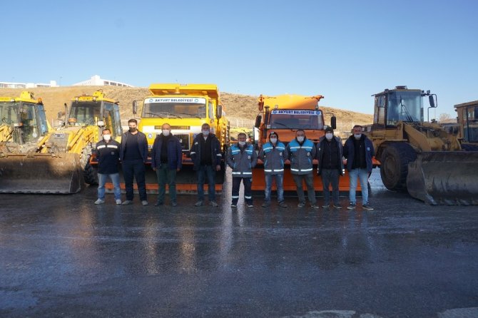 Akyurt Belediyesi'nde kış hazırlıkları tamamlandı