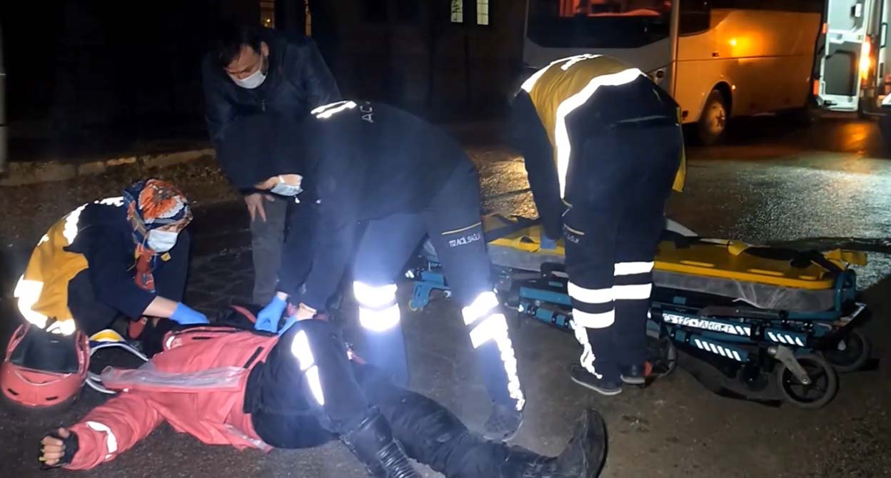 Yaralı kuryenin ‘zimmet’ endişesine patronundan tepki: Manyak mısın oğlum?