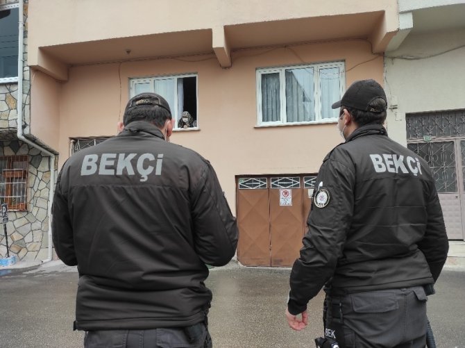 Bursa'da Bekçiler korona virüs denetiminde!