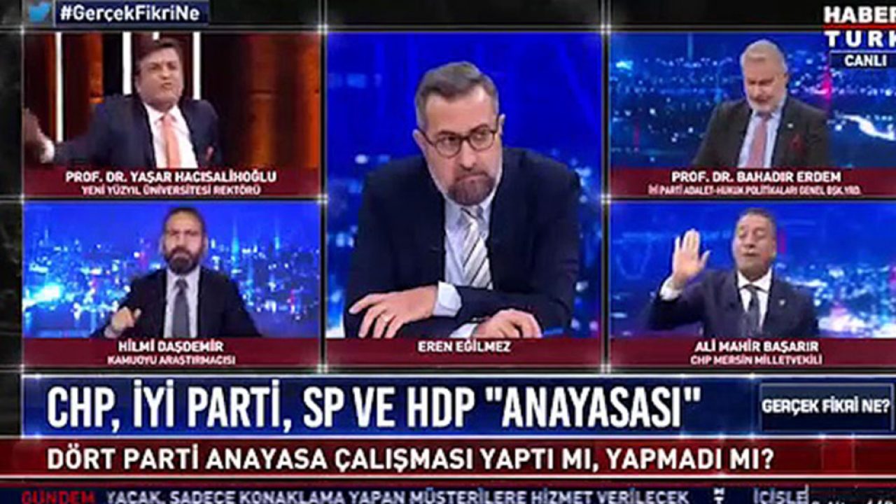 RTÜK'ten Habertürk'e Ali Mahir Başarır'ın söylemleri nedeniyle 5 kez program durdurma ve en üst sınırdan para cezası 