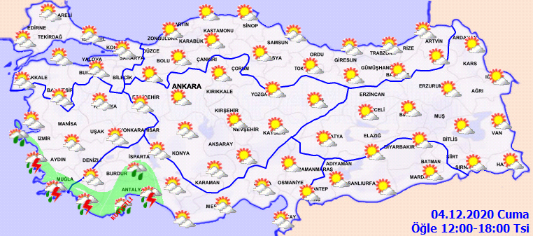 Meteoroloji'den uyarı geldi: Dikkat! Kuvvetli yağış var