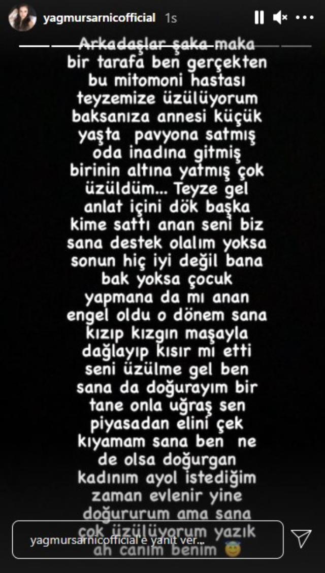 Yağmur Sarnıç, Seren Serengil'e öyle sözler söyledi ki görenler yok artık dedi!