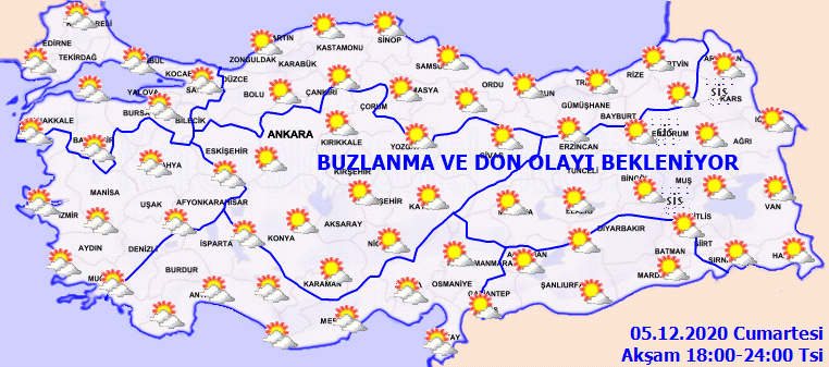 Hava Durumu! Meteoroloji'den uyarı: Buzlanma ve don olaylarına dikkat!