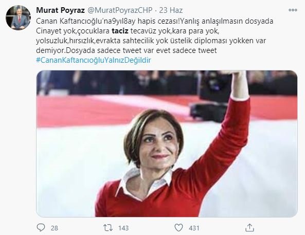 CHP'deki skandal sonrası tacizde bulunduğu iddia edilen Murat Poyraz hala görevde!