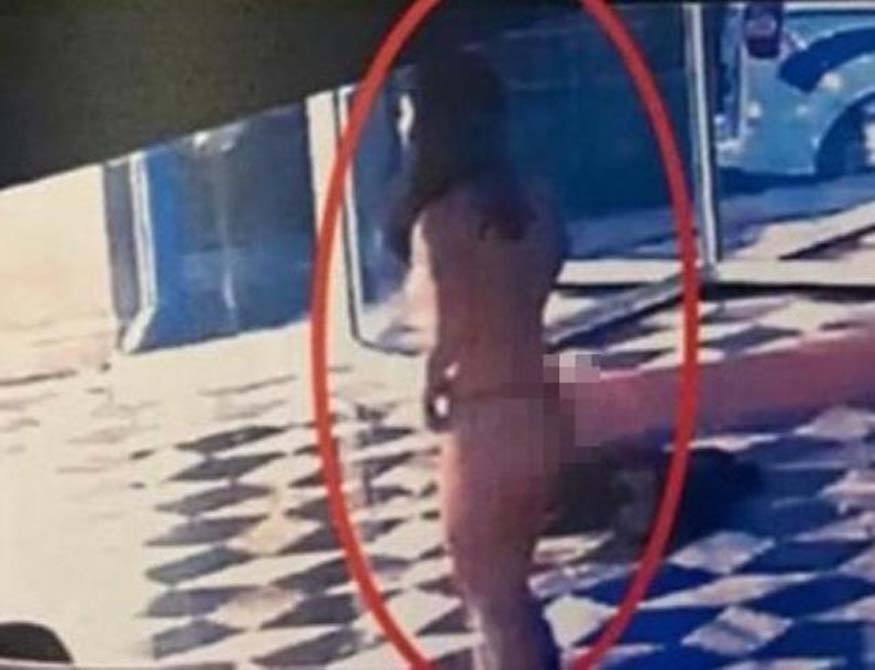 Sevgilisinin kendisini aldattığını düşünen kadın, otelde herkesin içinde çırılçıplak soyundu