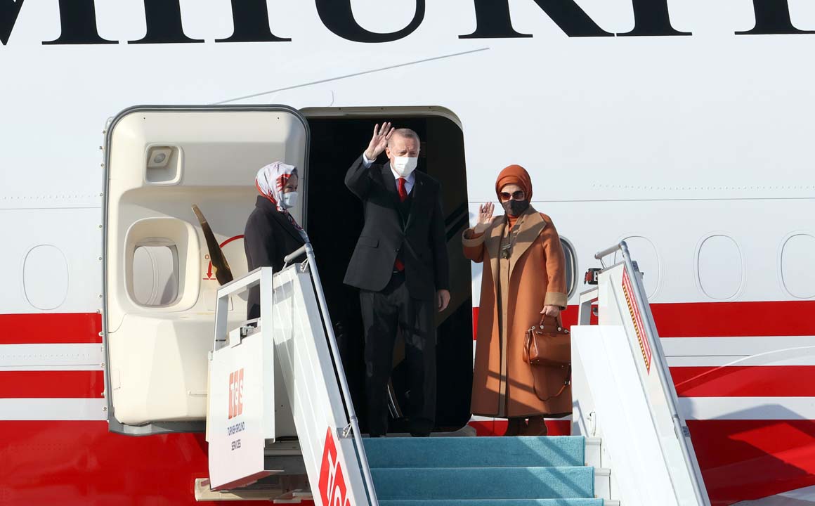 Cumhurbaşkanı Erdoğan : Bugün yıldız ve hilal Karabağ semalarında dalgalanıyor