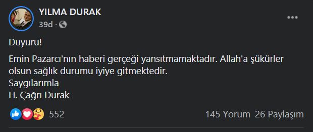 Yılma Durak kimdir? | Yılma Durak vefat mı etti?