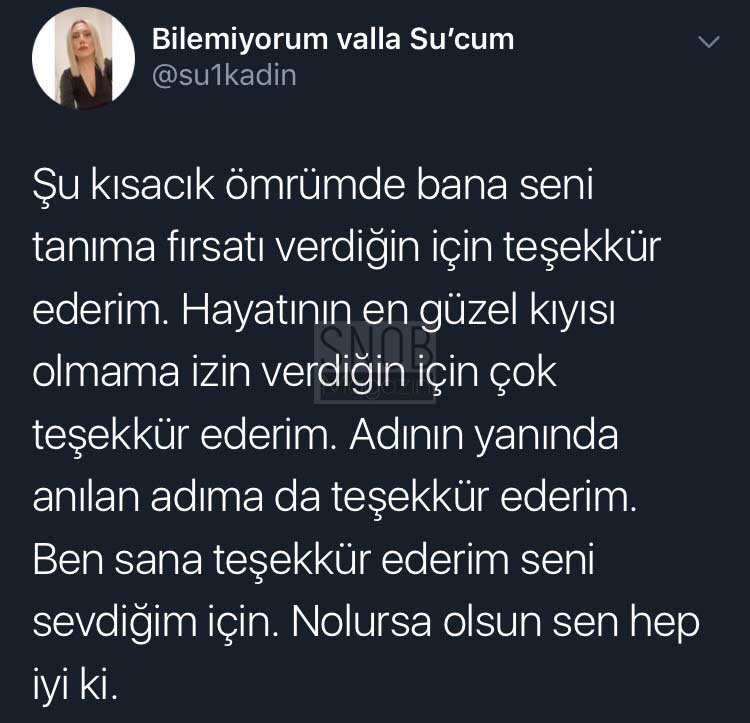 Ümitcan Uygun'un ile fotoğraflar paylaşan genç bir kadının attığı tweetler gündem oldu!