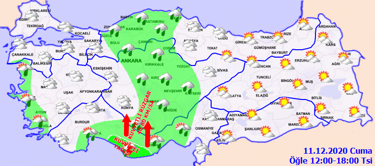 Meteorolojiden kuvvetli rüzgar ve yağış uyarısı: Sel, su baskını, yıldırım ve dolu yağışlarına dikkat!