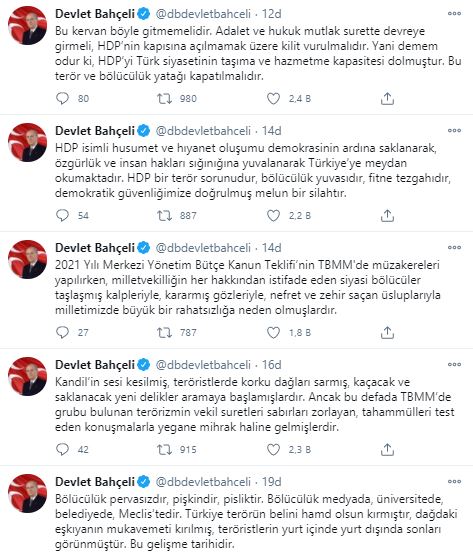 Bahçeli'den skandal bildiriye tepki!