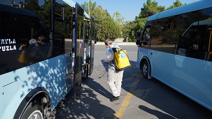 Tuzla'da virüsün bulaş riski azaltma çalışmaları sürdürülüyor!