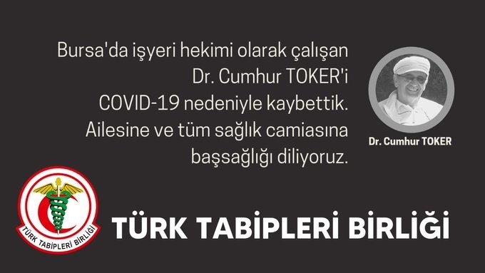 Dr. Cumhur Toker, Kovid-10 nedeniyle hayatını kaybetti