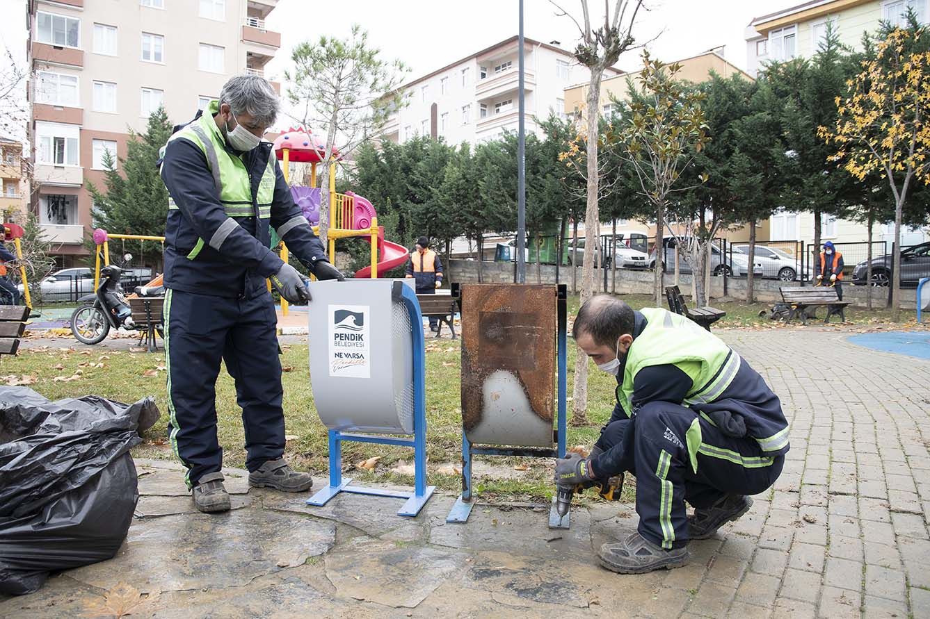 Pendik'te genel bakım çalışmalarına son hız devam ediliyor!