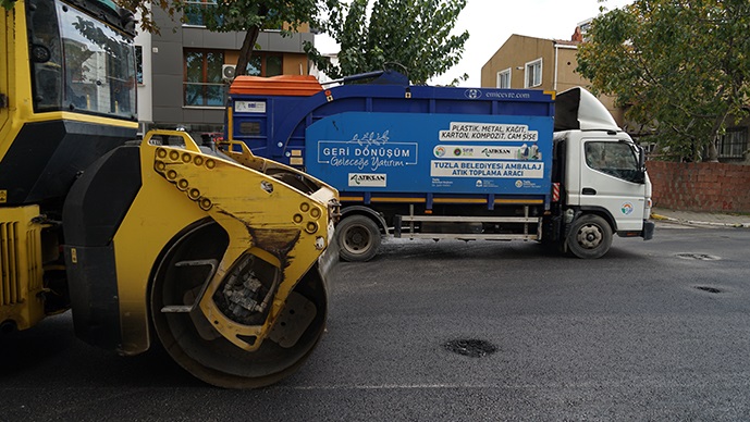 Tuzla Belediyesi 2020'nin rekor sayısını açıkladı! İlçede 25 bin 880 ton asfalt serimi yapıldı