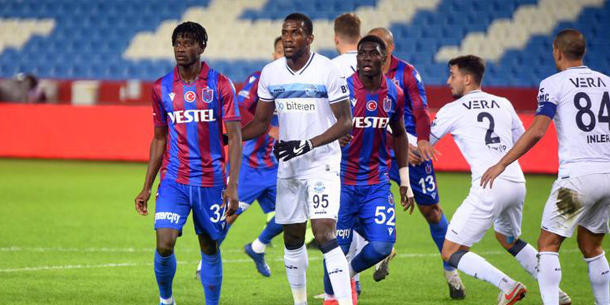 Trabzonspor - Adana Demirspor maçında goller peş peşe