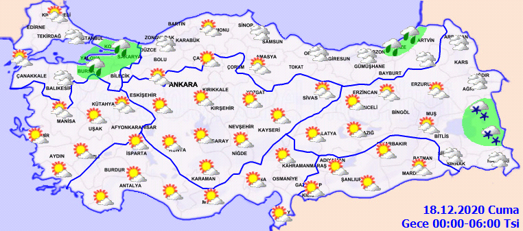 Meteoroloji uyardı: Buzlanma ve don olayına dikkat!