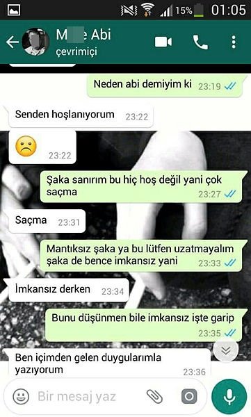 Osmangazi CHP İlçe Başkanı Metin Akyolcular'dan 17 yaşındaki kız çocuğuna akılalmaz mesajlar!