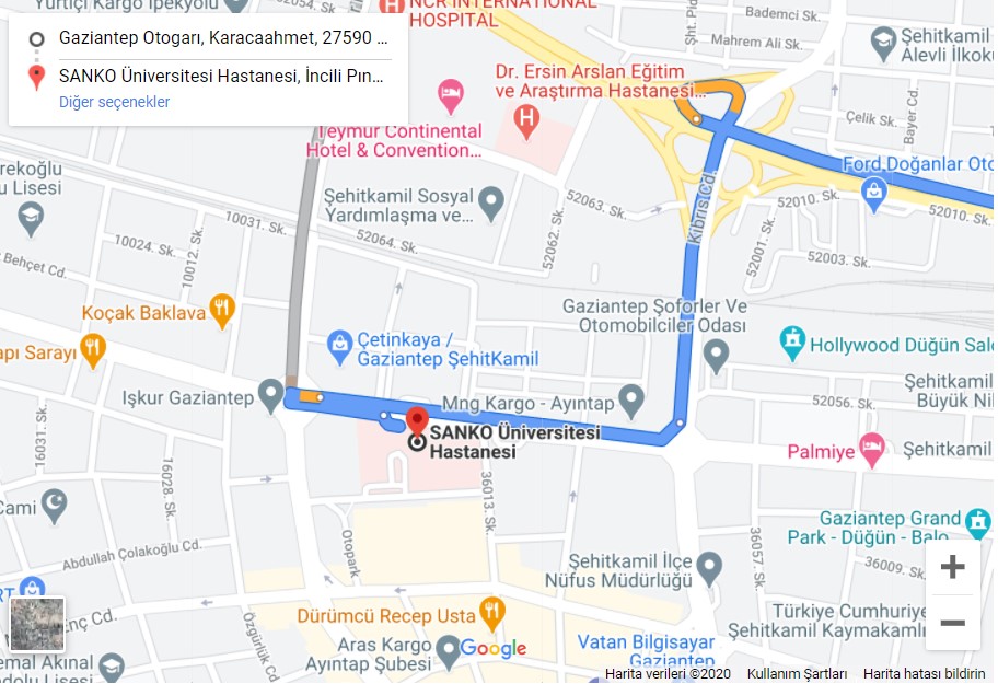 Gaziantep SANKO Üniversitesi Hastanesi nerede? | SANKO Üniversitesi Hastanesi doktorları 