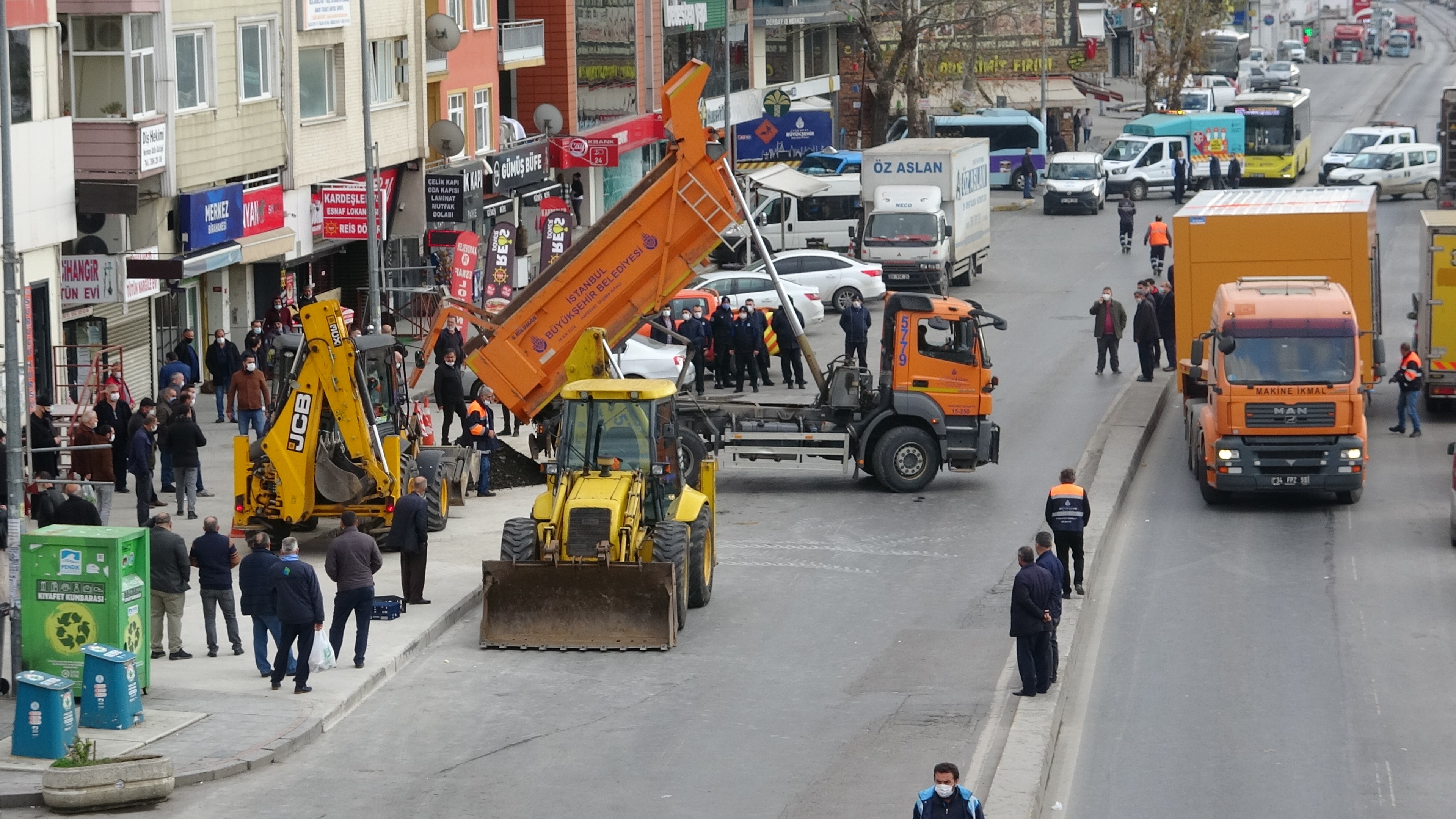 Pendik'te zabıta ve vatandaşlar arasında tuvalet krizi!