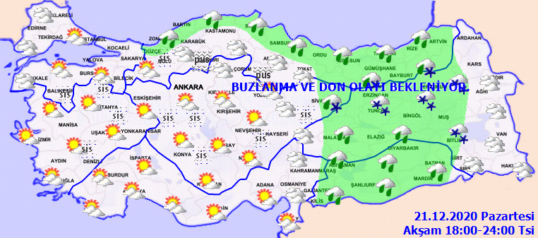 Yetkililer uyardı: Göz gözü görmeyecek! Buzlanma ve donun yanı sıra sis ve pus da etkili olacak!