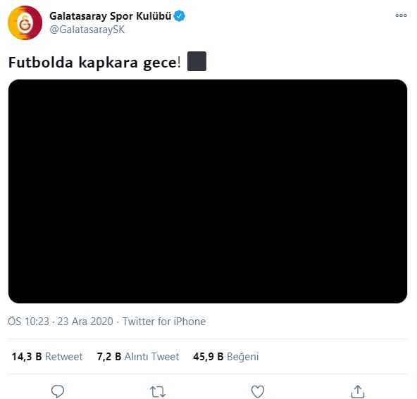 Galatasaray'dan Fenerbahçe-Medipol Başakşehir maçı ile ilgili dikkat çeken paylaşım!
