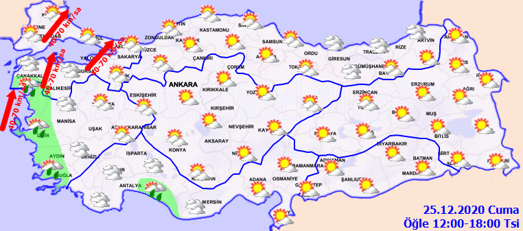Meteorolojiden kuvvetli lodos uyarısı: Soba zehirlenmesi, çatı uçması, ağaç devrilmesine dikkat!