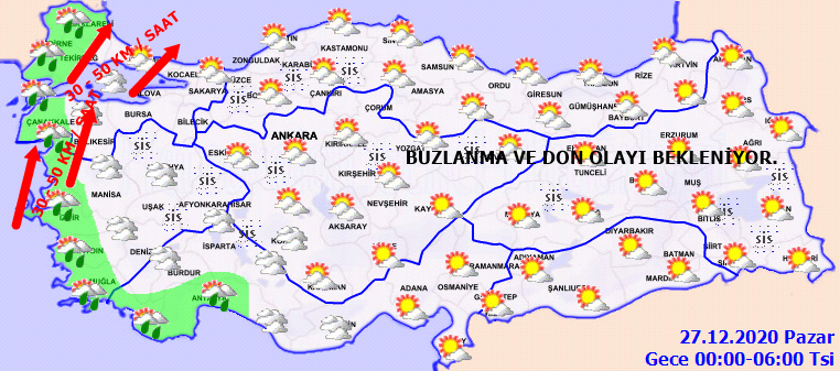 Fırtına, sıcak hava ile birlikte geliyor: Doğuda buzlanma ve don, Batıda kuvvetli rüzgar!