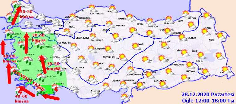 Meteoroloji'den çok sayıda il için sağanak yağış uyarısı! İşte 28 Aralık hava durumu raporu.png