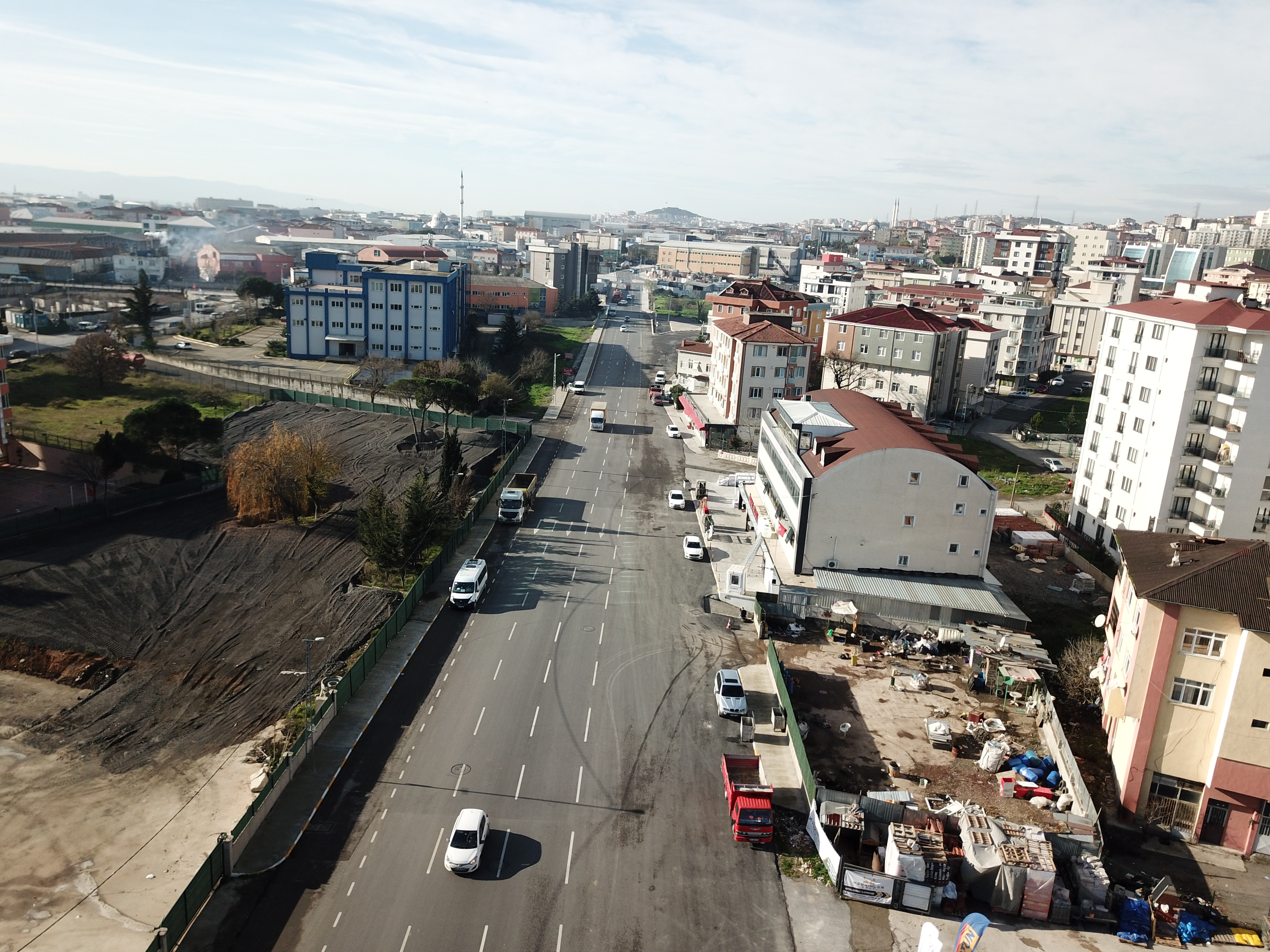 Pendik Yıldırım Bayezit Caddesi’nde asfaltlama çalışmasında sona ulaşıldı!
