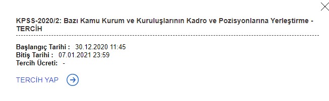 KPSS 2020/2 tercih ücreti ne kadar? KPSS 2020/2 tercih ücreti hangi bankaya yatırılır?