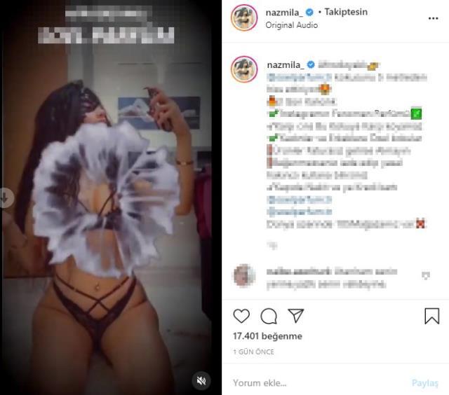 Eski gelin adayı Naz Mila'nın iç çamaşırlı pozu sosyal medyada olay oldu!