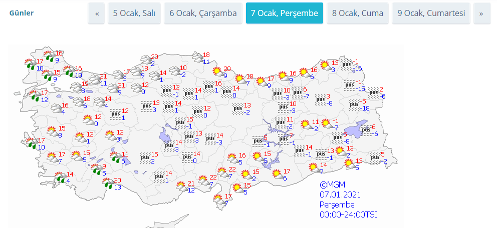 İstanbul'a ne zaman yağmur ve kar yağacak 2021?