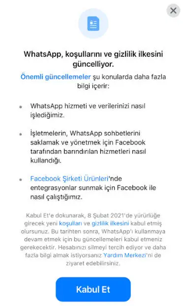 WhatsApp sözleşmesi iptal etme | WhatsApp sözleşmesi nedir? Nasıl iptal edilir?