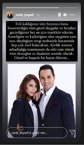 Boşanmanın ardından ilk açıklama geldi!