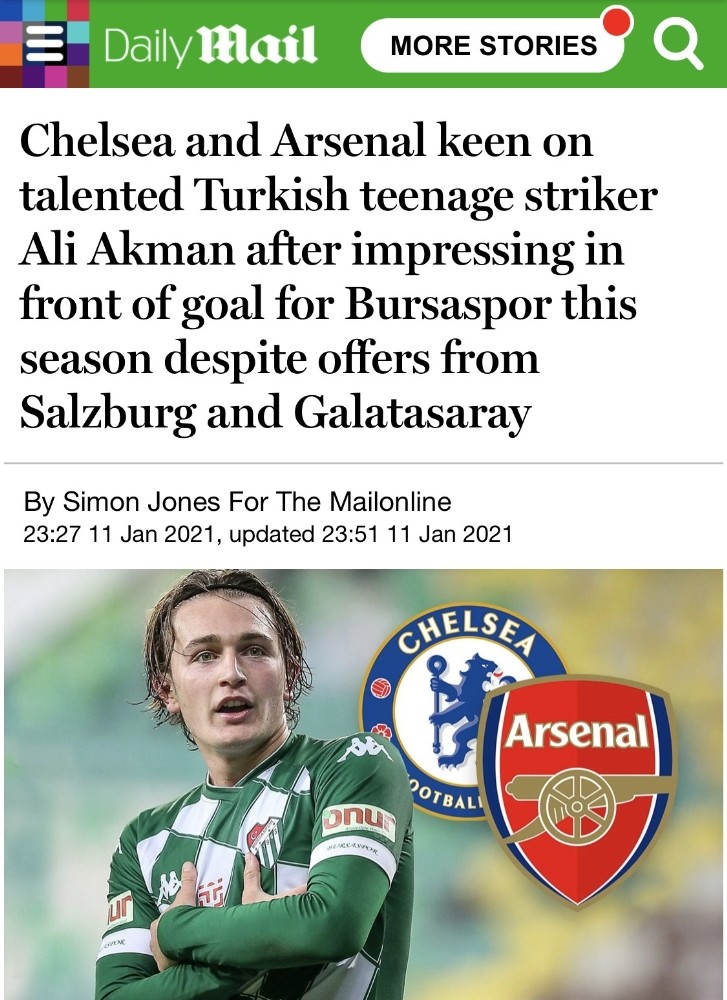 Bursaspor'un genç yıldızı Ali Akman, dünya devlerini peşine taktı!