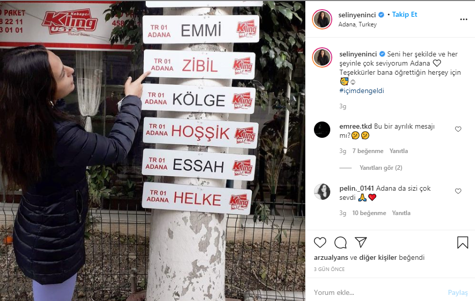 Bir Zamanlar Çukurova'nın Saniye'si Selin Yeninci'den akılları karıştıran paylaşım! Saniye diziden ayrılıyor mu?