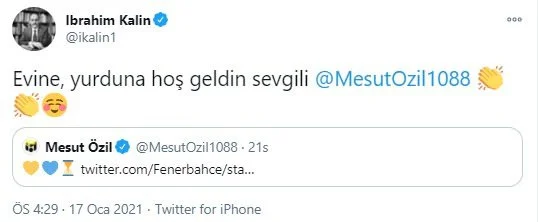 Fenerbahçe'nin anlaştığı Mesut Özil 67 numarayı işaret etti!