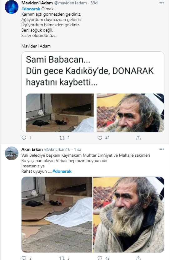 İstanbul Kadıköy'de acı olay! Sami Babacan isimli evsiz donarak hayatını kaybetti