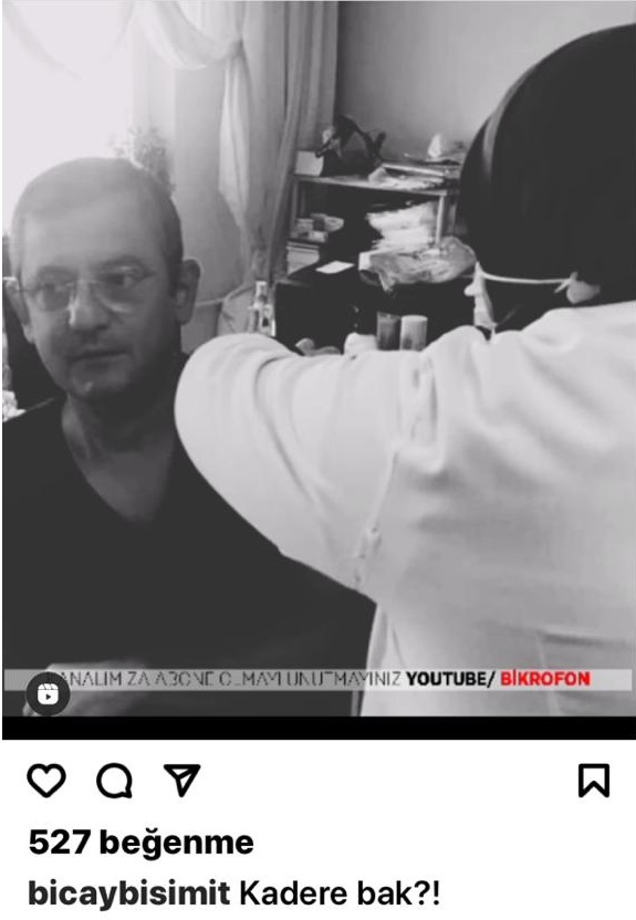 CHP'li Özel'e evinde Özel aşı!