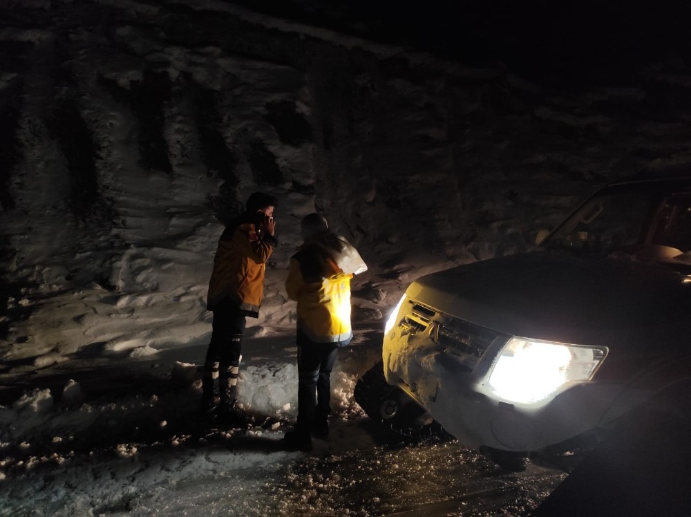 112 Acil personeli donmaktan son anda kurtarıldı