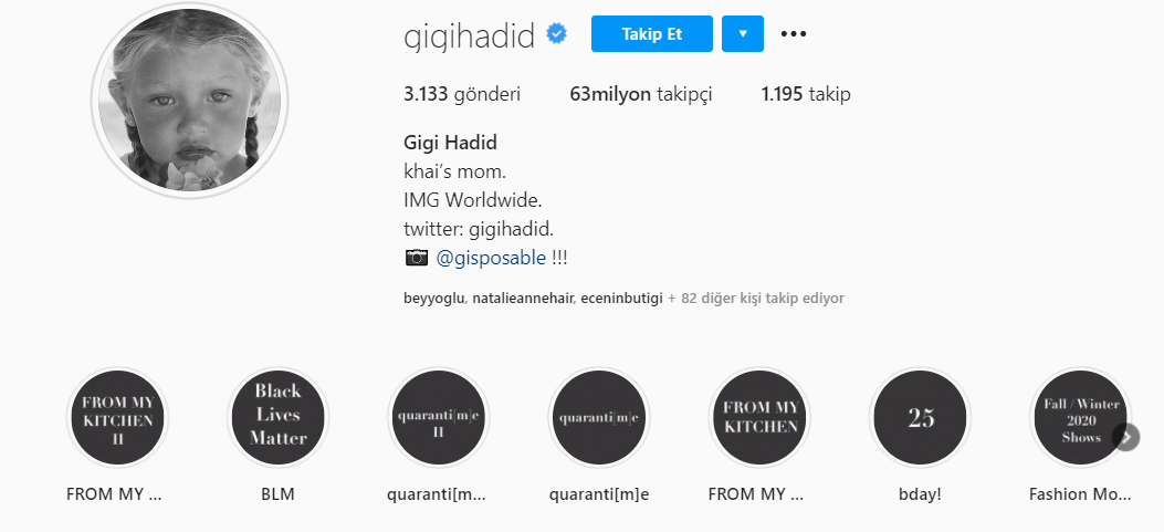 Gigi Hadid ve Zayn Malik'in kızının ismi ortaya çıktı! Gigi Hadid'in bebeğinin adı ne?