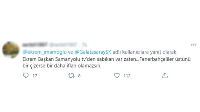 İmamoğlu'nun Galatasaray'a bağışı Fenerbahçelileri küplere bindirdi!