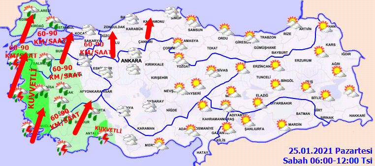 Meteorolojiden gelen uyarıların arkası kesilmiyor: Çok kuvvetli geliyor, dikkatli olun!