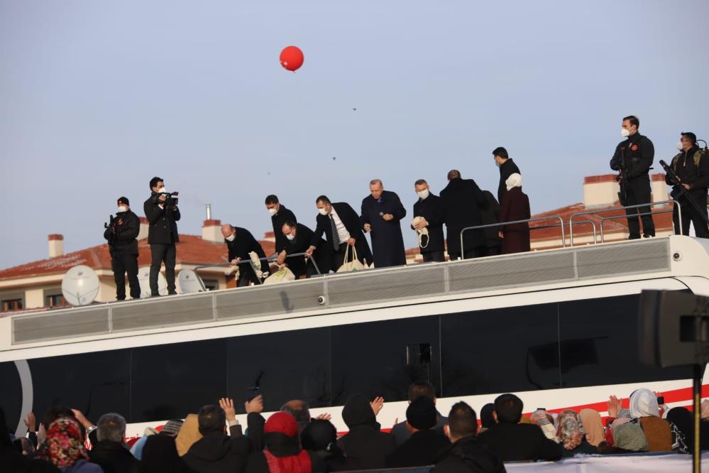 Cumhurbaşkanı Erdoğan, Elazığ'da konuştu: Deprem konutları 6 aya bitecek