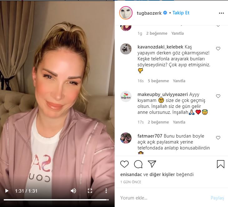 Tuğba Özerk'ten Neslihan Atagül'e hem destek hem köstek: Aynı hastalıktan anne olamadım