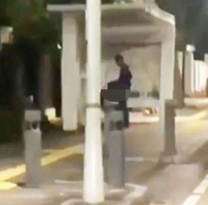 Uyarılara kulak tıkayıp otobüs durağında ilişkiye giren çift kameralara yansıdı