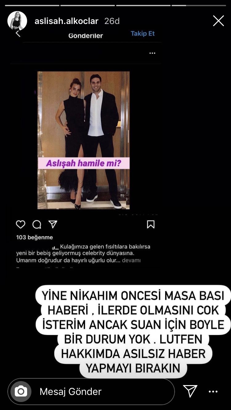 Aslışah Alkoçlar hamile mi? Şok iddiaya Alkoçlar'dan açıklama gecikmedi!