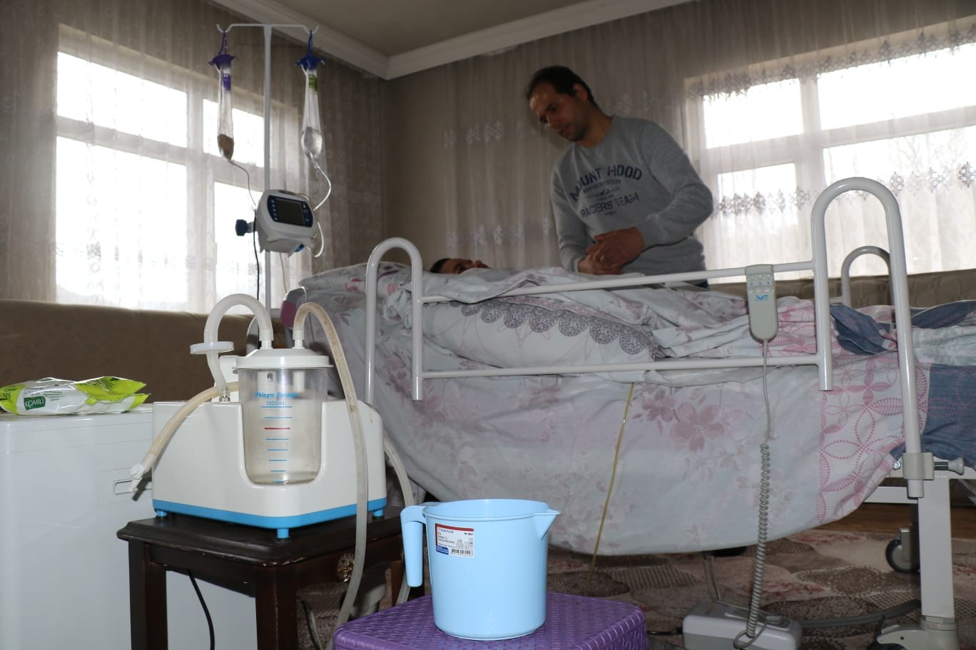 Doğumda iki kez kalbi durdu! Kurtarıldı ancak bu kez yatağa mahkum oldu...