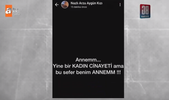 Katledilen Arzu Aygün'ün kızının paylaşımı Müge Anlı'yı gözyaşlarına boğdu